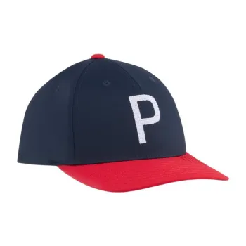 PUMA Cotton, Polyester, Polyurethane Baseball Caps Men's Blue