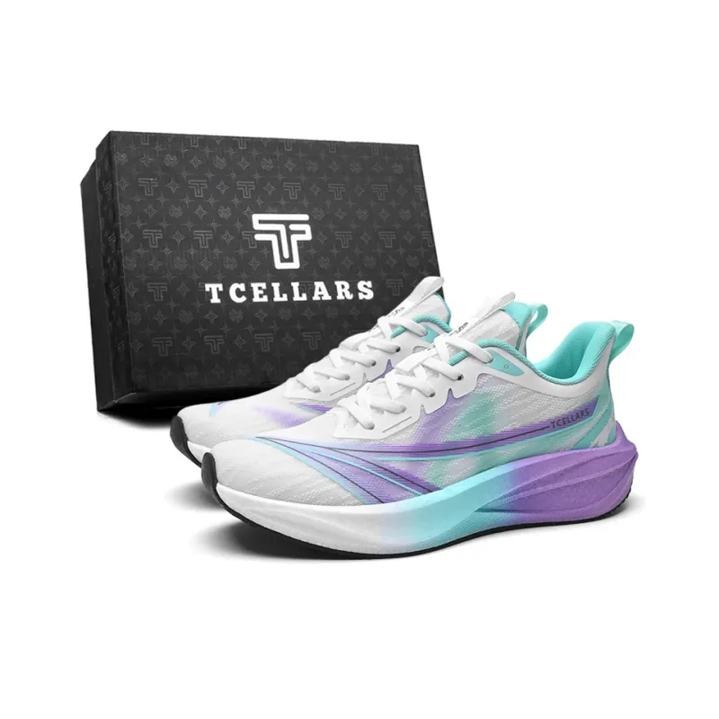 TCELLARS Running Shoes Unisex Low Top Green-1
