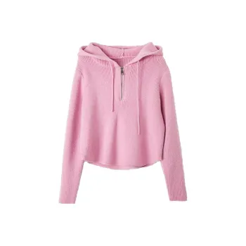 XIANGYING Sweatshirt Women's Plum Red