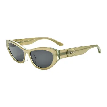 THE OWNER Plate Frame Irregular Shape Sunglasses Unisex