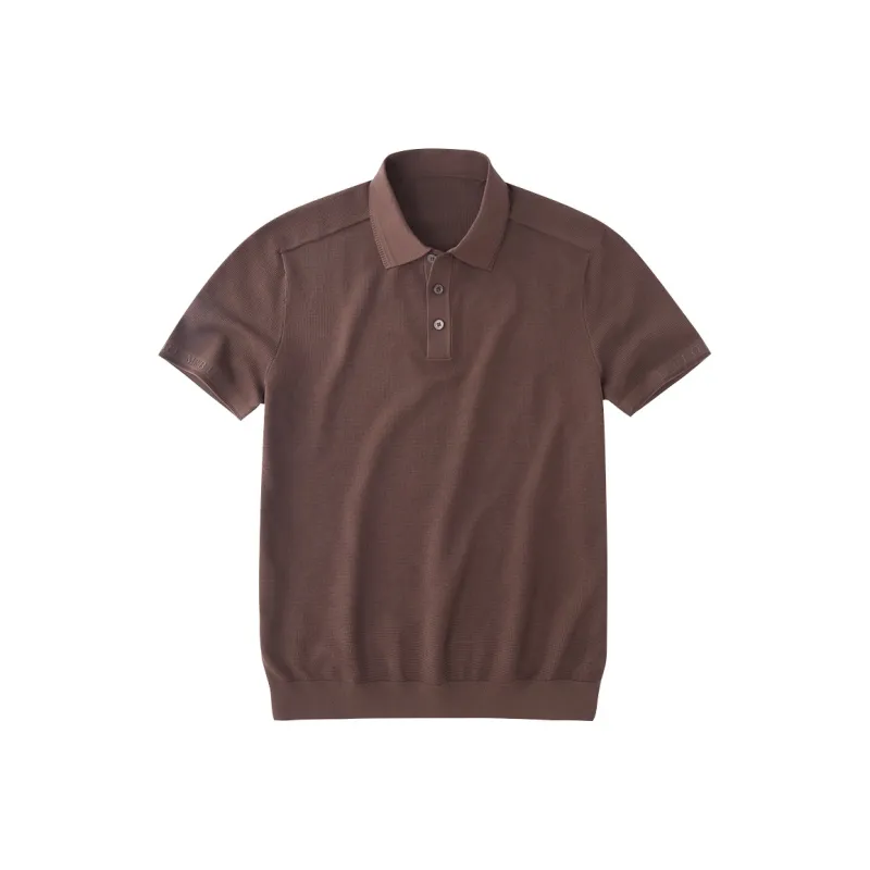 Mr.Bu Polo Shirt Men's Latte Coffee-0