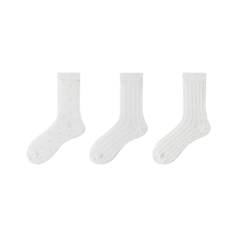H YXIANG Mid Calf Socks Women's Combo Set-0