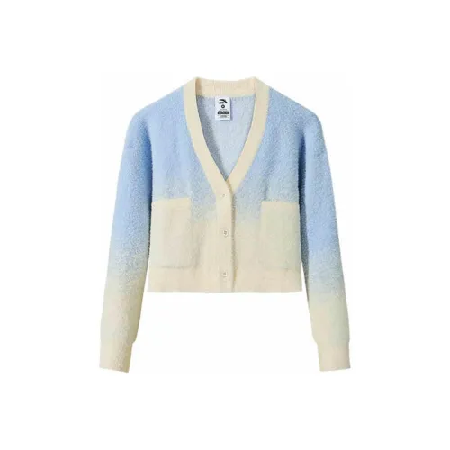 Anta x NEIXINXIAOHAI,LIANMINGKUAN Knitwear Women's Light Sea Blue