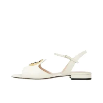GUCCI Strap Sandals Women's White