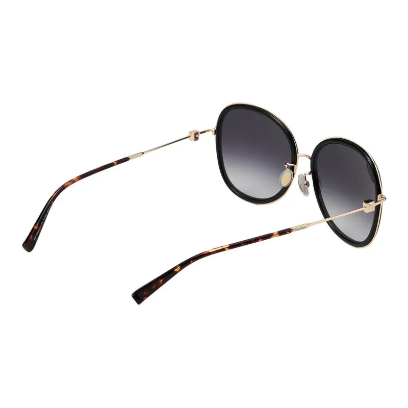 MaxMara Metal Butterfly Sunglasses Unisex Black-3