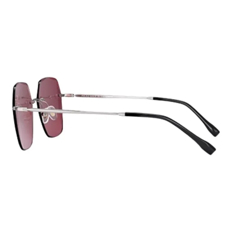 PULAIS Plate Alloy Frame Irregular Shape Sunglasses Unisex Multicolor-2