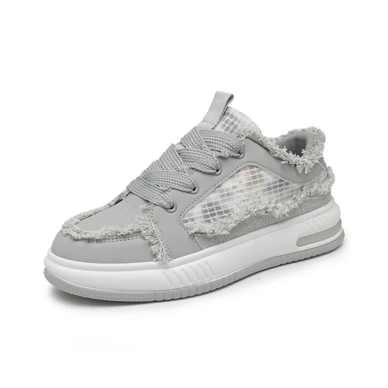 Hong Kong Meng Slip Resistant, Abrasion Resistant, Breathable Low Top Skateboard Shoes Men's-5