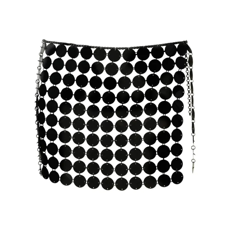 I.AM.GIA ASHA SARONG Casual Short Skirts Women's Black-1