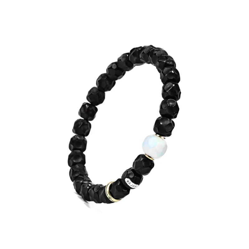 Yulan Wenwan Bodhi Root Juzang Bodhi Root 9*8mm+Cloudless Form Buddhist Bead Fortune Bead Unisex-2