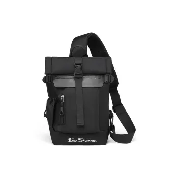 BEN SHERMAN Nylon Sling Bag Unisex Black