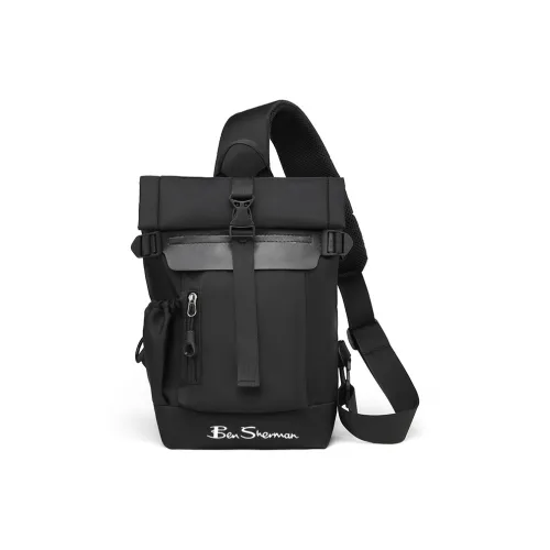 BEN SHERMAN Nylon Sling Bag Unisex Black