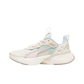PUMA Softride Sway Low Top Running Shoes Women's White Green