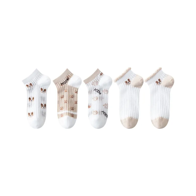 MIIOW Ankle Socks Women's 5 Pack-10