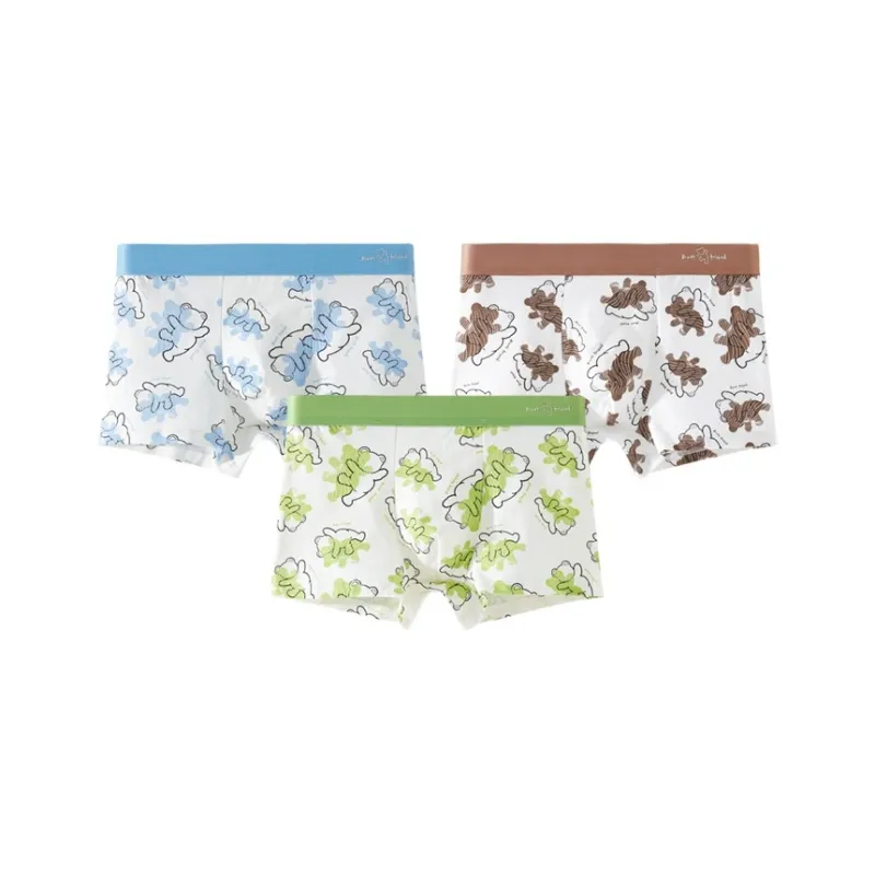 Qiao Ni Tong Underpants Men's 3 Pack-7
