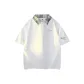 White Green Plaid Collar (Green Text)