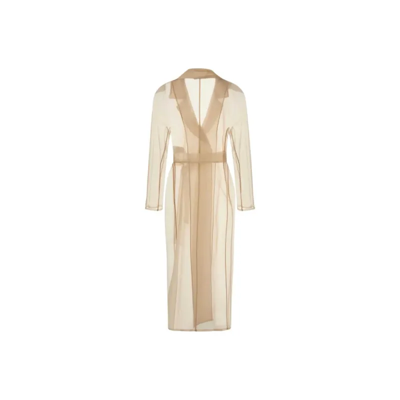 MaxMara Studio Duomo Sheer Long Coat-1
