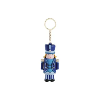 Kate Spade Artificial Leather Keychains Unisex Blue