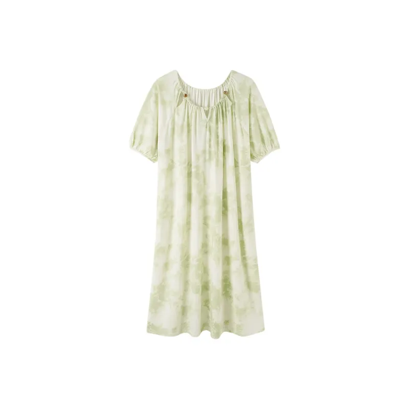 MIIOW Cool One Summer Series Nightgown Women's Light Green-0