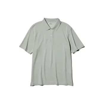 UNIQLO AIRism Polo Shirt Unisex Verdant Green