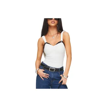 PRINCESS POLLY LANDRY LACE BODYSUIT Jumpsuit Women's WHITE/White