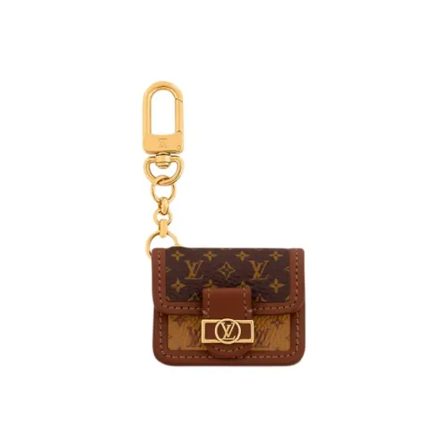 LOUIS VUITTON Leather Bag Accessory Women's Brown