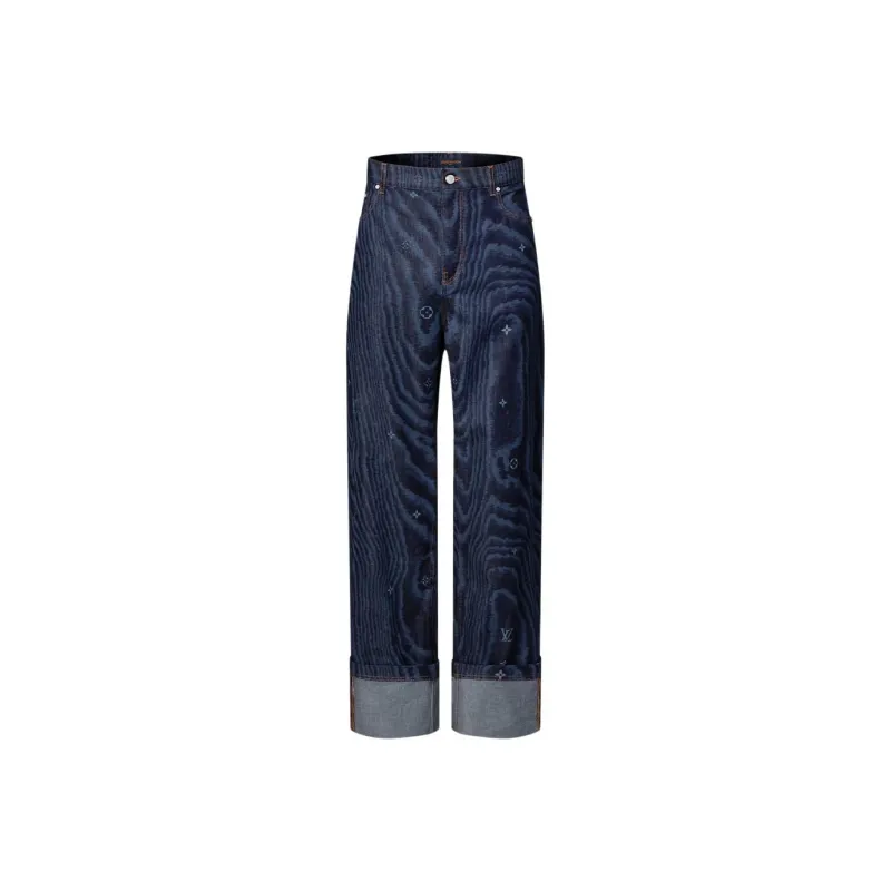 LOUIS VUITTON Cuffed Denim Skate Pants-0