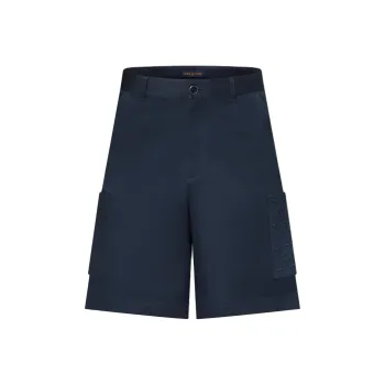 LOUIS VUITTON FW25 Cargo Shorts Men's Dark Blue