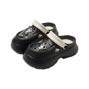 Imono Slide Sandals Outerwear, Comfortable And Breathable, Versatile Fashion White, Black