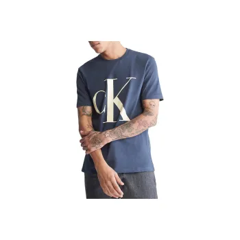 CALVIN KLEIN T Shirt Men's Navy Blue