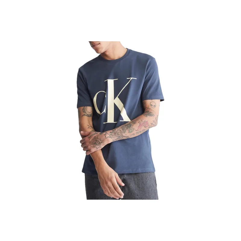 CALVIN KLEIN T Shirt Men's Navy Blue-0