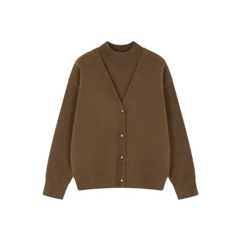 Mo Han Yi Mei Knitwear Women's Coffee