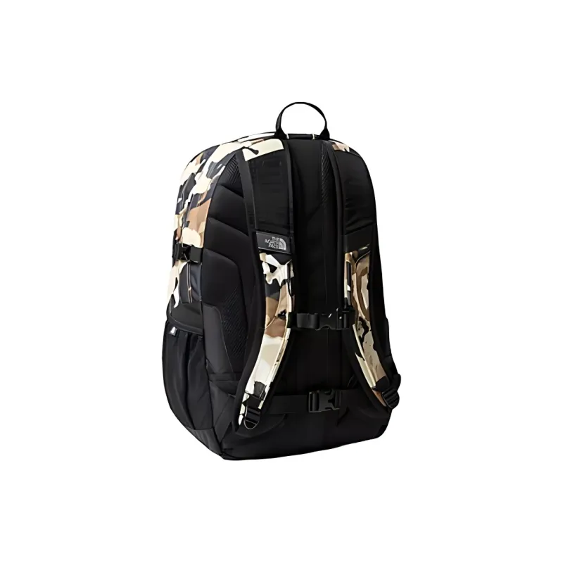 THE NORTH FACE Elastic Nylon Backpack Men's Khaki Floral Print-1