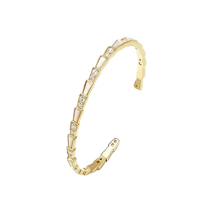 Yagu Glass Cat Eye Bangles Women's-9