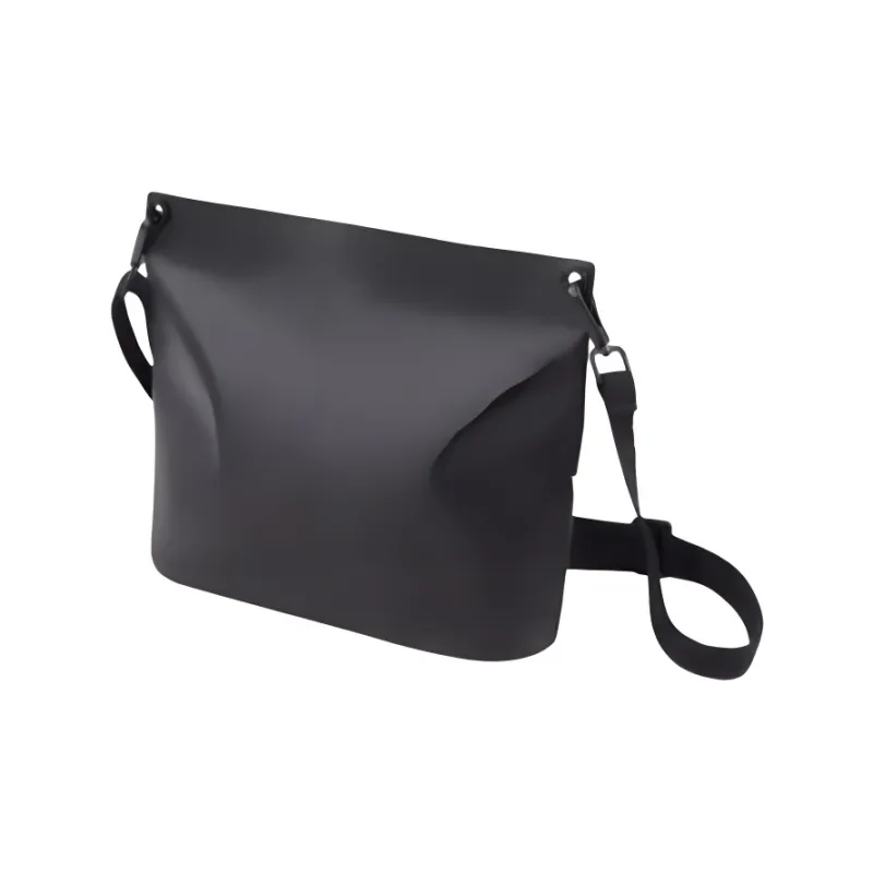 Arena Waterproof Fabric Crossbody Bag, Shoulder Bag Regular Unisex Black-2