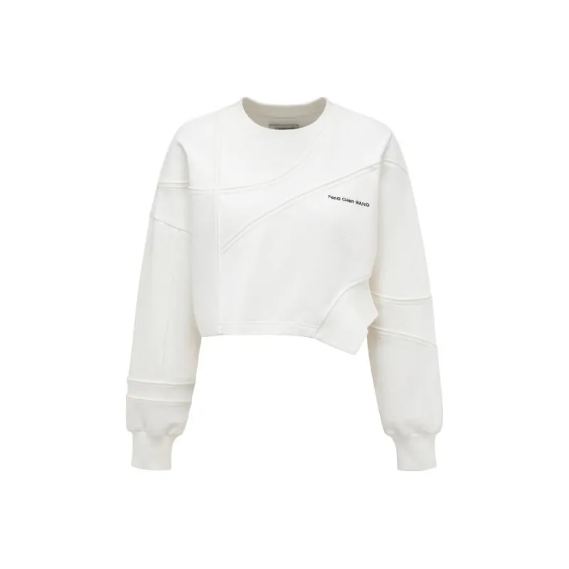 Feng Chen Wang Logo embroidered Cotton Sweatshirt-1