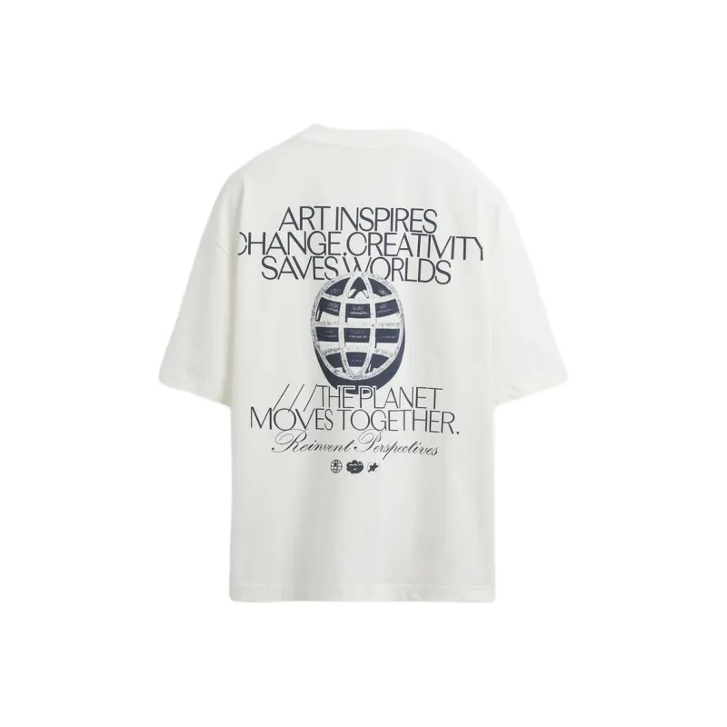 ZARA T Shirts Men White-1