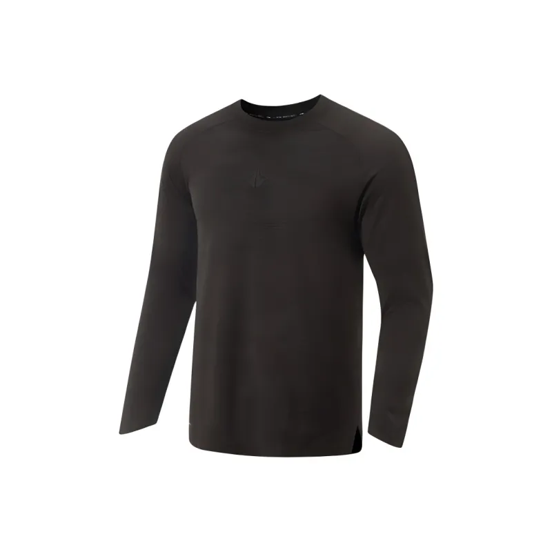 LiNing Basketball Collection T Shirt Men's Mixed Color Dark Chocolate Umber-0