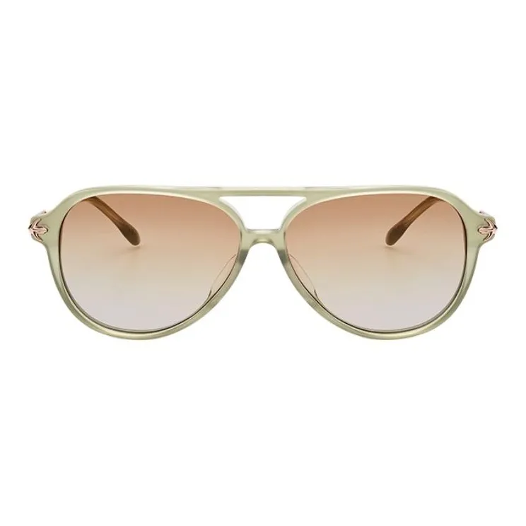 THE OWNER Plate Frame Aviator Sunglasses Unisex-1