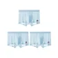 Light Blue 3 Pcs