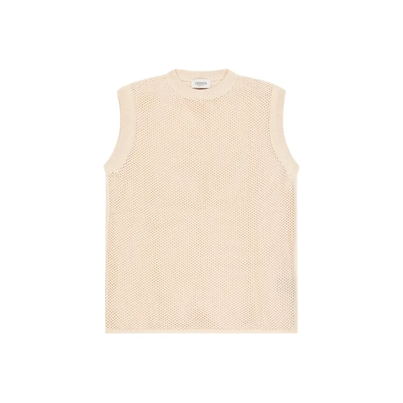 LANEUS Open knit Vest-0