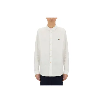 PS By Paul Smith Zebra Printed Long Sleeved Shirt