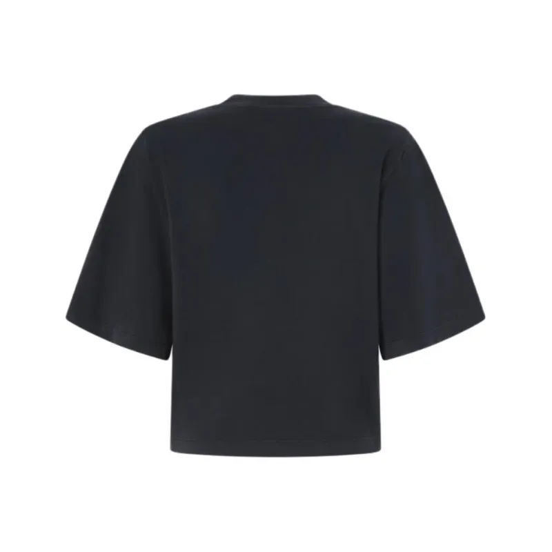 PINKO Niamey Wide Short Sleeved Boxy T Shirt-1