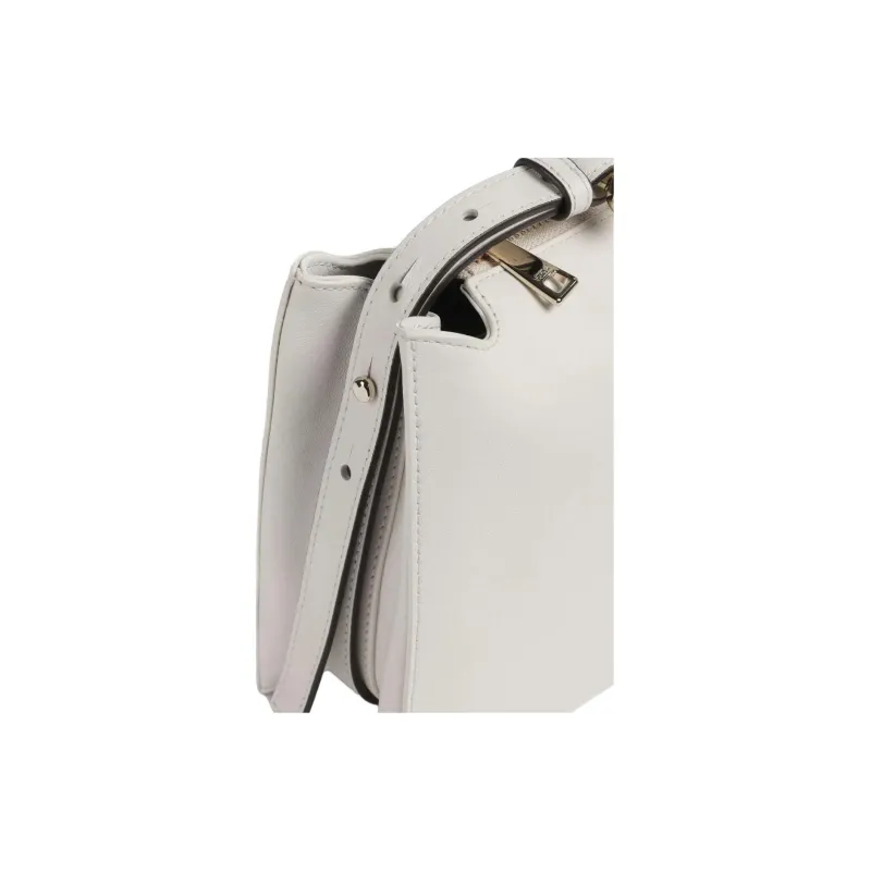 Furla Grain Texture Leather Shoulder Bag Crossbody Bag Small Size Women's Cotton Candy White-4