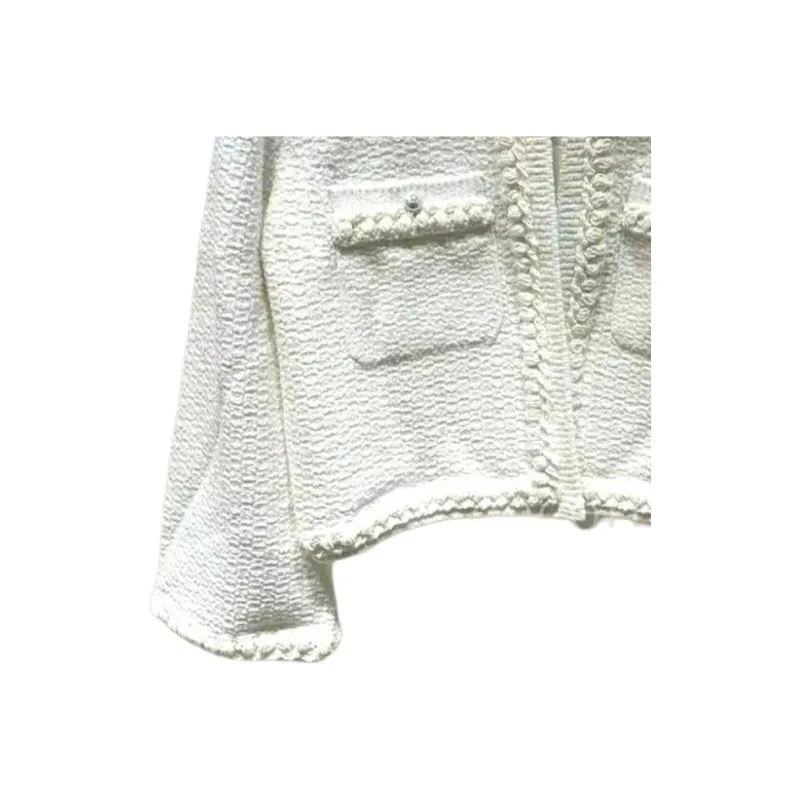CHANEL 25P Jackets Coats Women's White-2