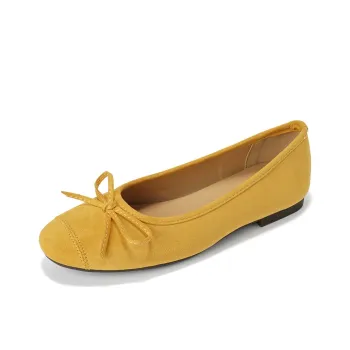 City Camel Casual Single Shoes Women's Yellow