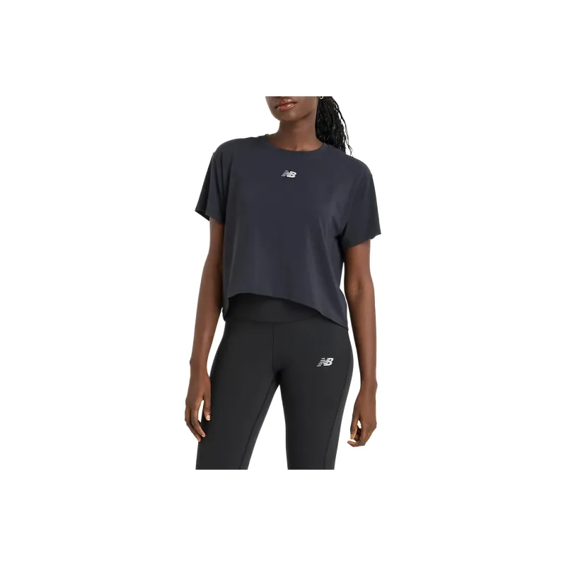 New Balance Drapey Regular T Shirt Women's Black-0