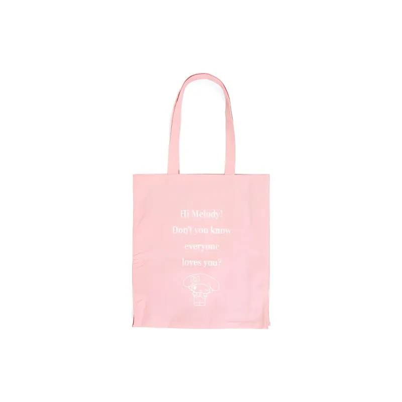 Sanrio Cotton Canvas Canvas Bag Handbag Shoulder Bag Women's Pink-2