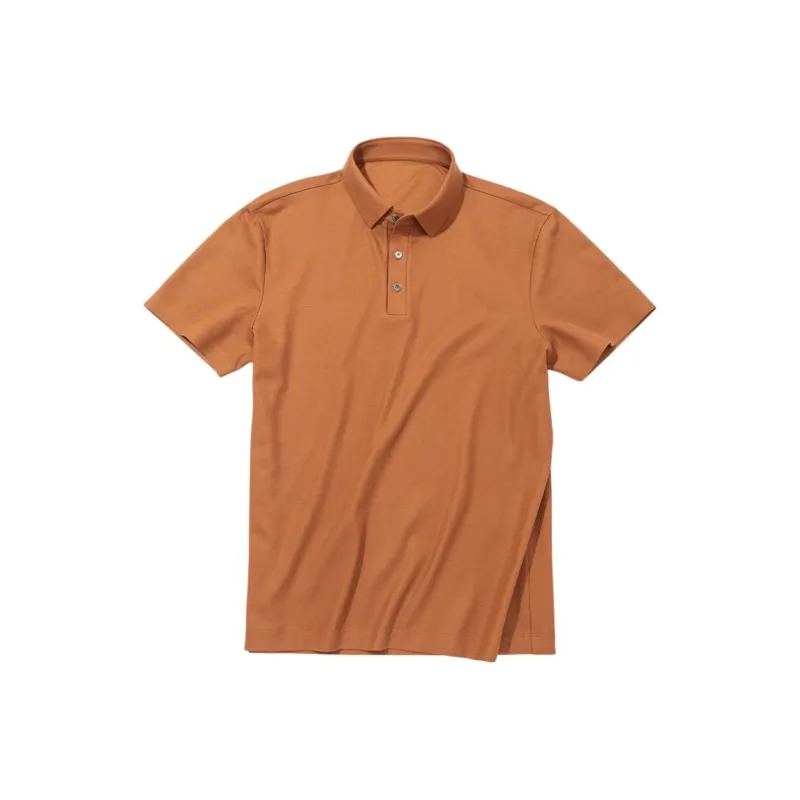 Mr.Bu Polo Shirt Men's Saddle Brown-0