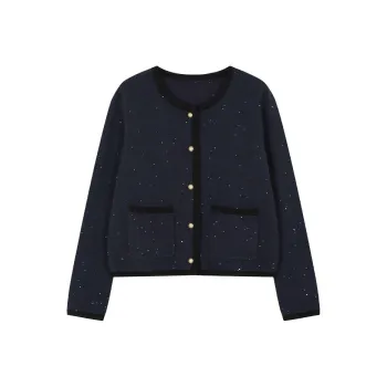 IHIMI Knitwear Women's Navy Blue