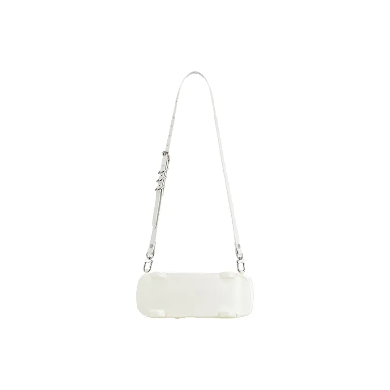 Feng Chen Wang Audi Collaboration PU Shoulder Bag Unisex White-1